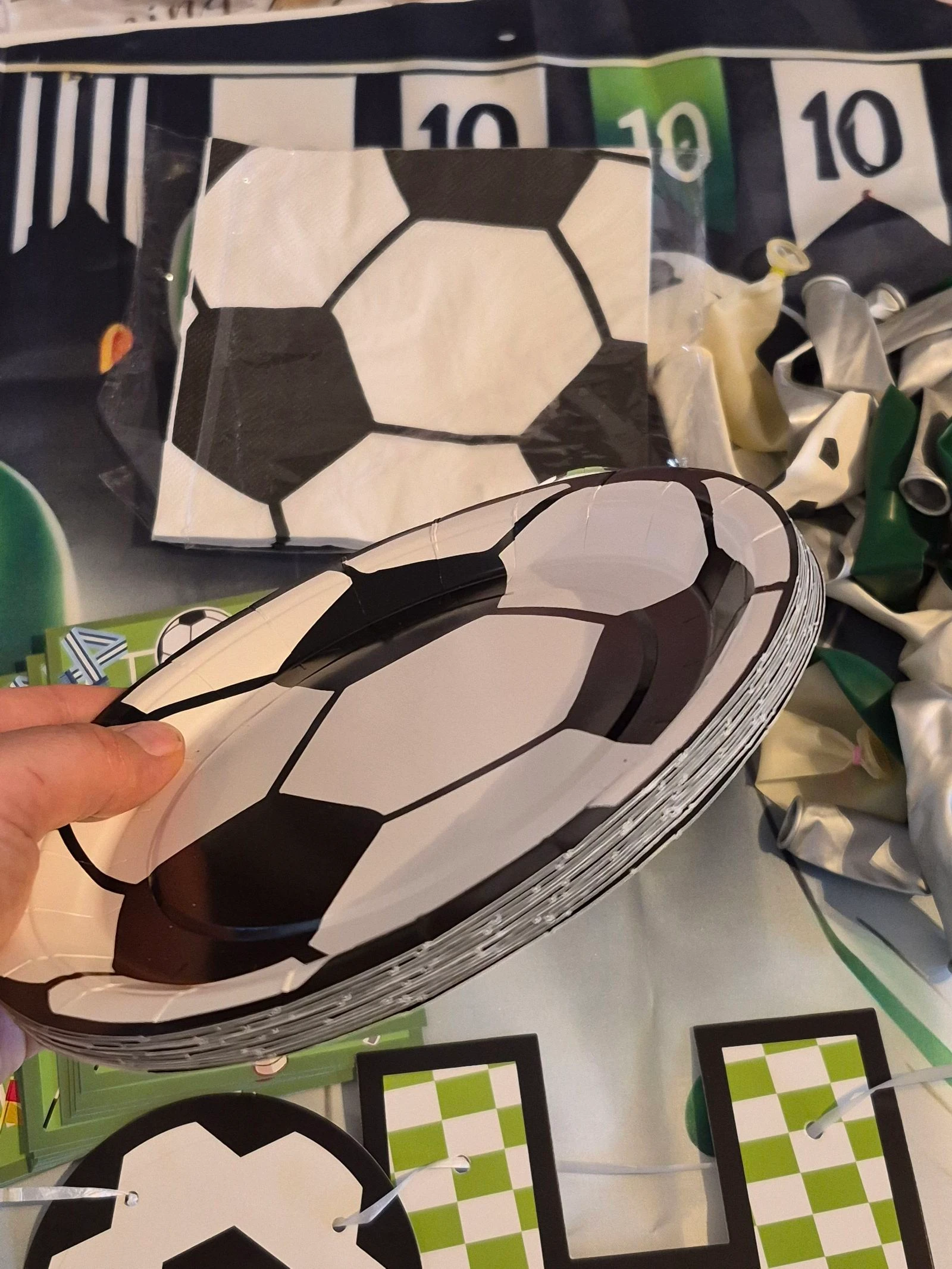 10th Birthday Football Decoration Lot – photo 4
